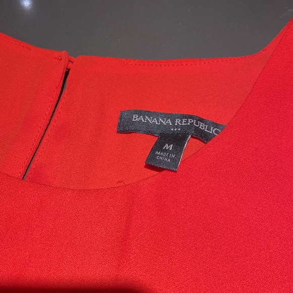 Banana Republic Ruffled Red Tank - Picture 2 of 8